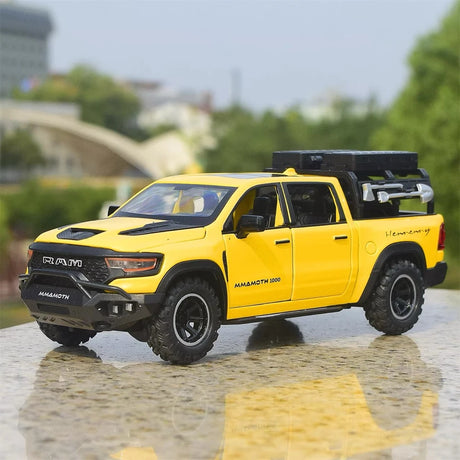 [TOY] 1:32 Dodge Hennessey 2021 Mammoth 1000 TRX Yellow Model Car Die-Cast