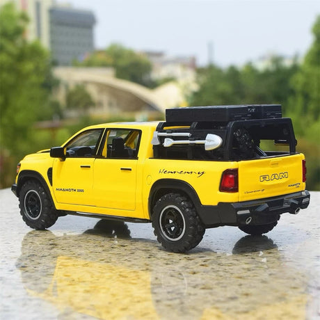 [TOY] 1:32 Dodge Hennessey 2021 Mammoth 1000 TRX Yellow Model Car Die-Cast