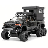[TOY] 1:32 Dodge Hennessey 2021 Mammoth 6x6 TRX Black Model Car Die-Cast