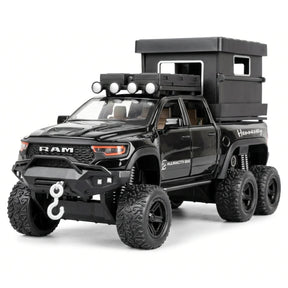 [TOY] 1:32 Dodge Hennessey 2021 Mammoth 6x6 TRX Black Model Car Die-Cast