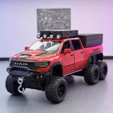 [TOY] 1:32 Dodge Hennessey 2021 Mammoth 6x6 TRX Red Model Car Die-Cast
