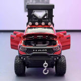 [TOY] 1:32 Dodge Hennessey 2021 Mammoth 6x6 TRX Red Model Car Die-Cast