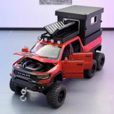 [TOY] 1:32 Dodge Hennessey 2021 Mammoth 6x6 TRX Red Model Car Die-Cast