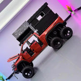 [TOY] 1:32 Dodge Hennessey 2021 Mammoth 6x6 TRX Red Model Car Die-Cast