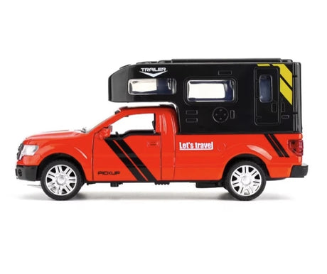[TOY] 1:32 Ford 2009 F-150 RV Red Model Car Die-Cast