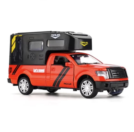 [TOY] 1:32 Ford 2009 F-150 RV Red Model Car Die-Cast