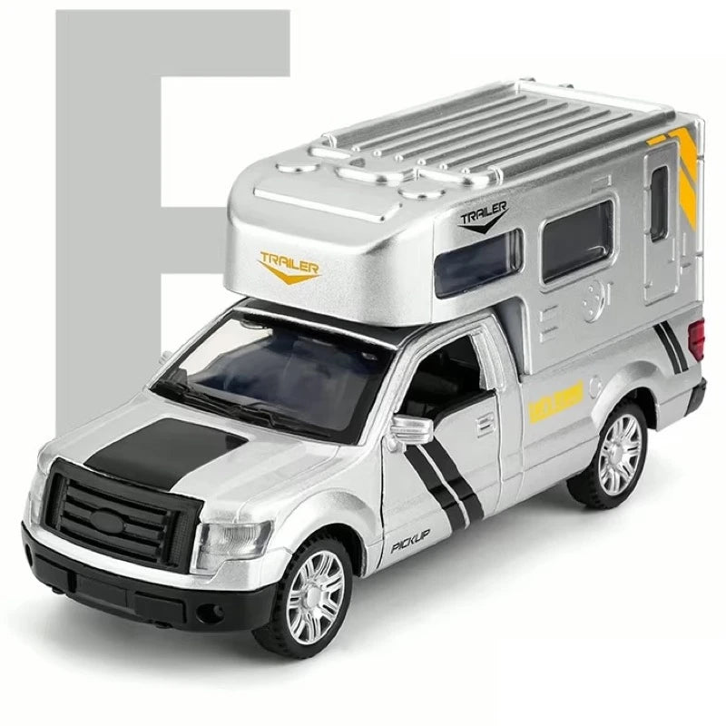 [TOY] 1:32 Ford 2009 F-150 RV Silver Model Car Die-Cast