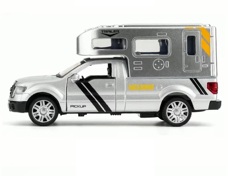[TOY] 1:32 Ford 2009 F-150 RV Silver Model Car Die-Cast