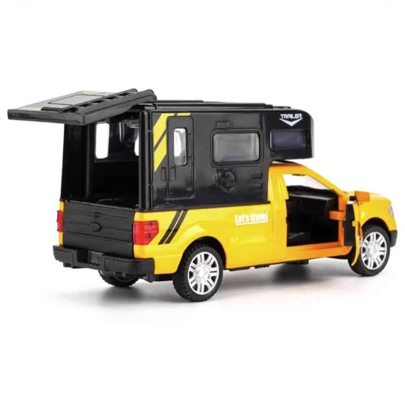 [TOY] 1:32 Ford 2009 F-150 RV Yellow Model Car Die-Cast