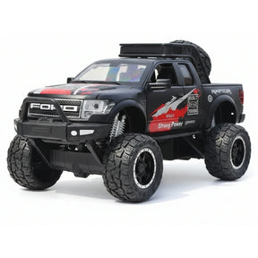 [TOY] 1:32 Ford 2010 F-150 SVT Raptor Off-Road Modified nero modellino di auto Die-Cast