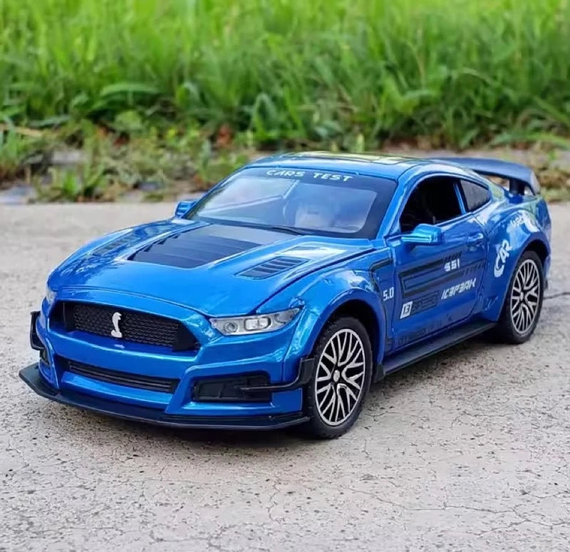 [TOY] 1:32 Ford 2019 Mustang Shelby GT500 Blue Model Car Die-Cast