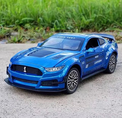 [TOY] 1:32 Ford 2019 Mustang Shelby GT500 Blue Model Car Die-Cast