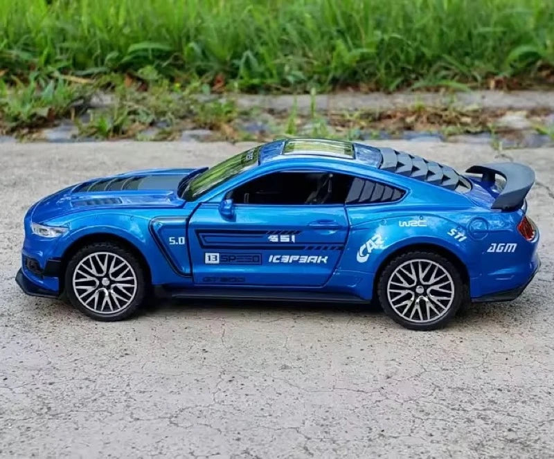 [TOY] 1:32 Ford 2019 Mustang Shelby GT500 Blue Model Car Die-Cast
