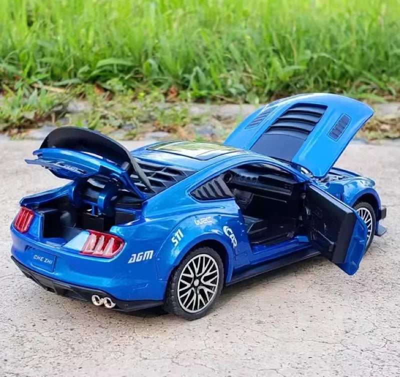 [TOY] 1:32 Ford 2019 Mustang Shelby GT500 Blue Model Car Die-Cast