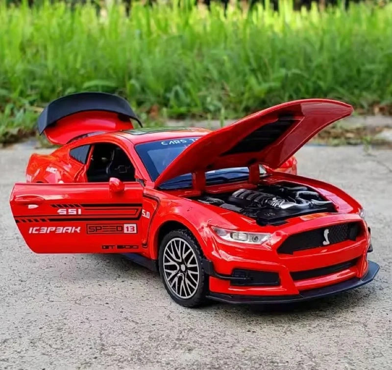 [TOY] 1:32 Ford 2019 Mustang Shelby GT500 Red Model Car Die-Cast