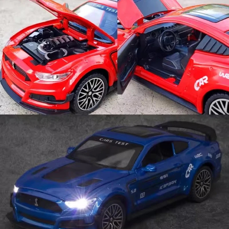 [TOY] 1:32 Ford 2019 Mustang Shelby GT500 Red Model Car Die-Cast