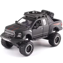 [TOY] 1:32 Ford 2020 F-150 Raptor Off-Road Black Model Car Die-Cast