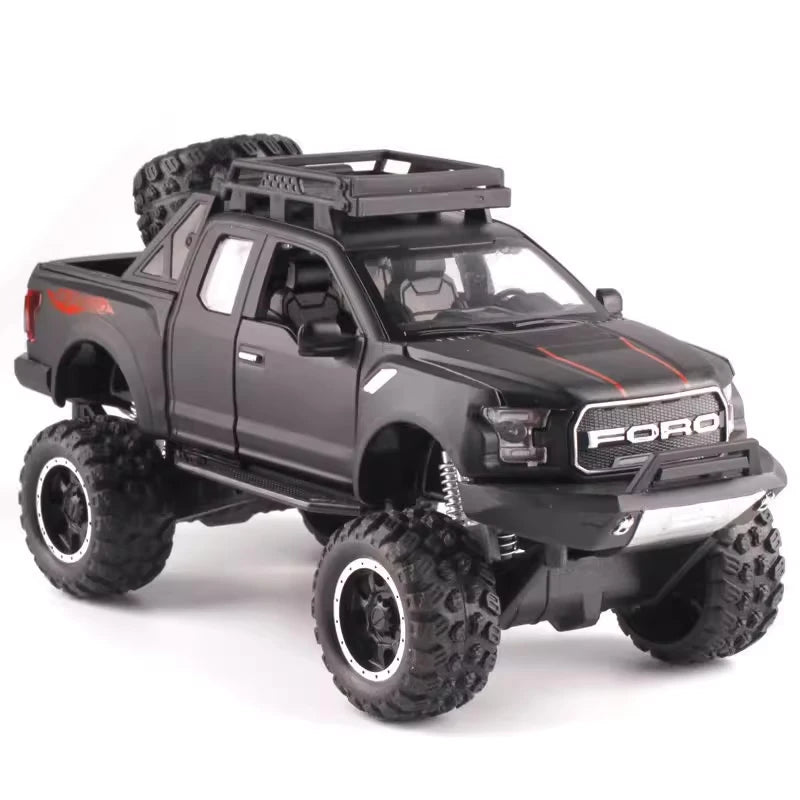 [TOY] 1:32 Ford 2020 F-150 Raptor Off-Road Black Model Car Die-Cast