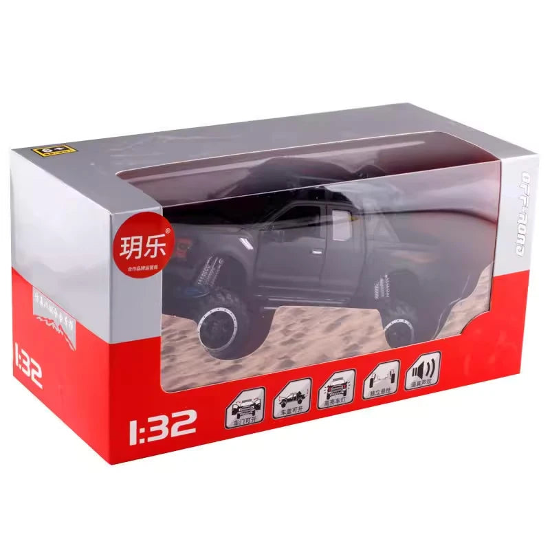 [TOY] 1:32 Ford 2020 F-150 Raptor Off-Road Black Model Car Die-Cast