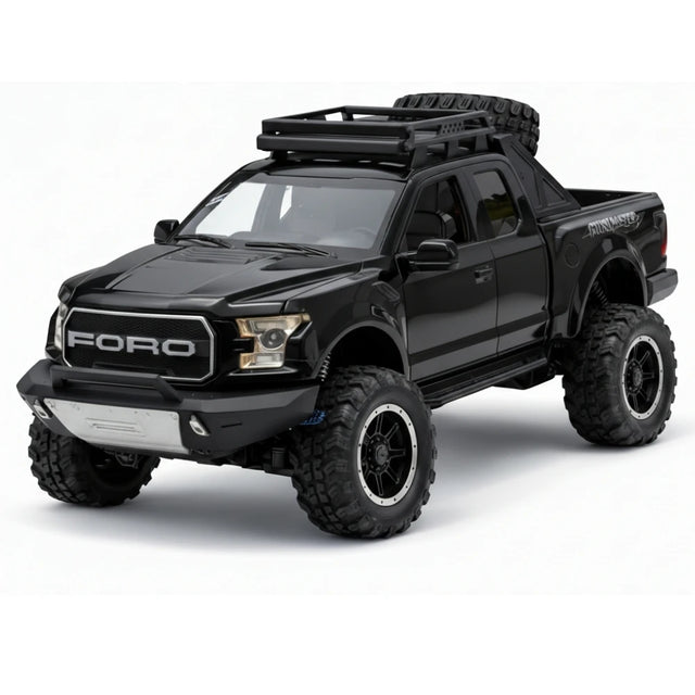 [TOY] 1:32 Ford 2020 F-150 Raptor Off-Road ブラック モデルカー Die-Cast