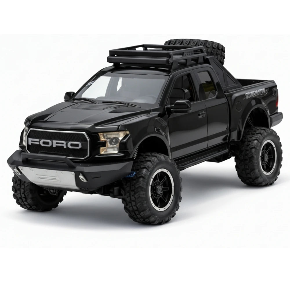 [TOY] 1:32 Ford 2020 F-150 Raptor Off-Road Black Model Car Die-Cast
