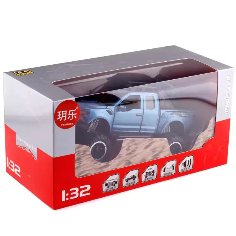 [TOY] 1:32 Ford 2020 F-150 Raptor Off-Road Blue Model Car Die-Cast