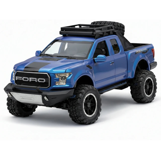 [TOY] 1:32 Ford 2020 F-150 Raptor Off-Road Blue Model Car Die-Cast