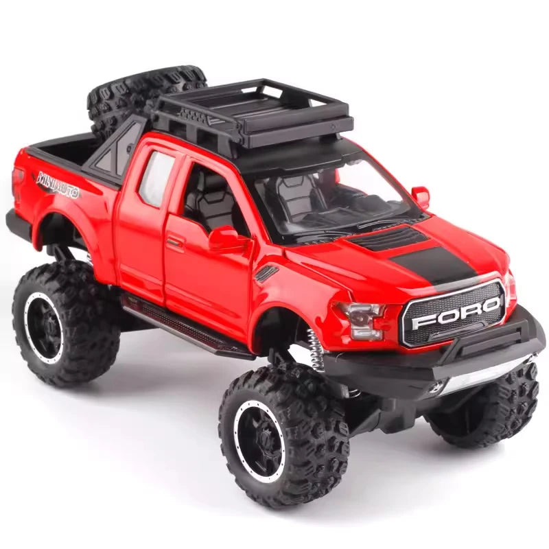 [TOY] 1:32 Ford 2020 F-150 Raptor Off-Road rosso modellino di auto Die-Cast