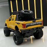 [TOY] 1:32 Ford 2020 F-150 Raptor Off-Road Yellow Model Car Die-Cast