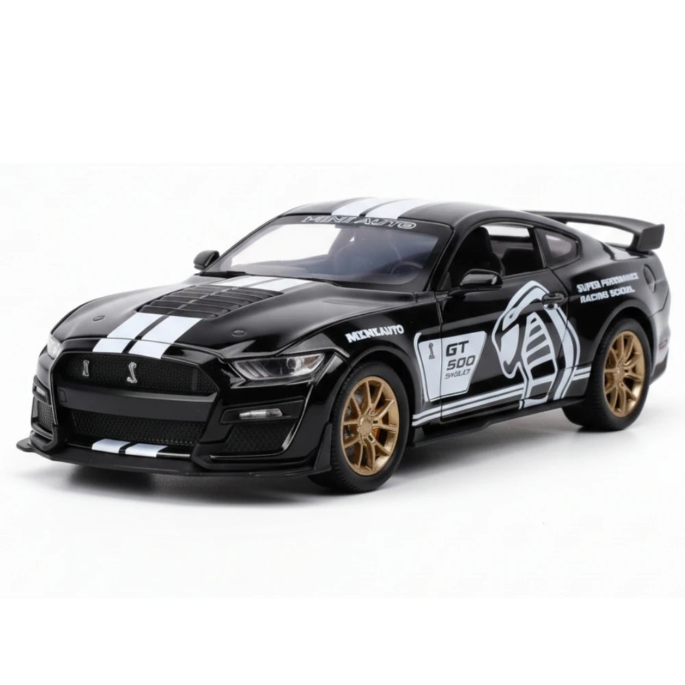 [TOY] 1:32 Ford 2020 Mustang Shelby GT500 Black Model Car Die-Cast