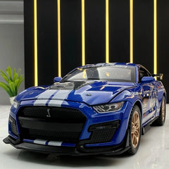 [TOY] 1:32 Ford 2020 Mustang Shelby GT500 Blue Model Car Die-Cast