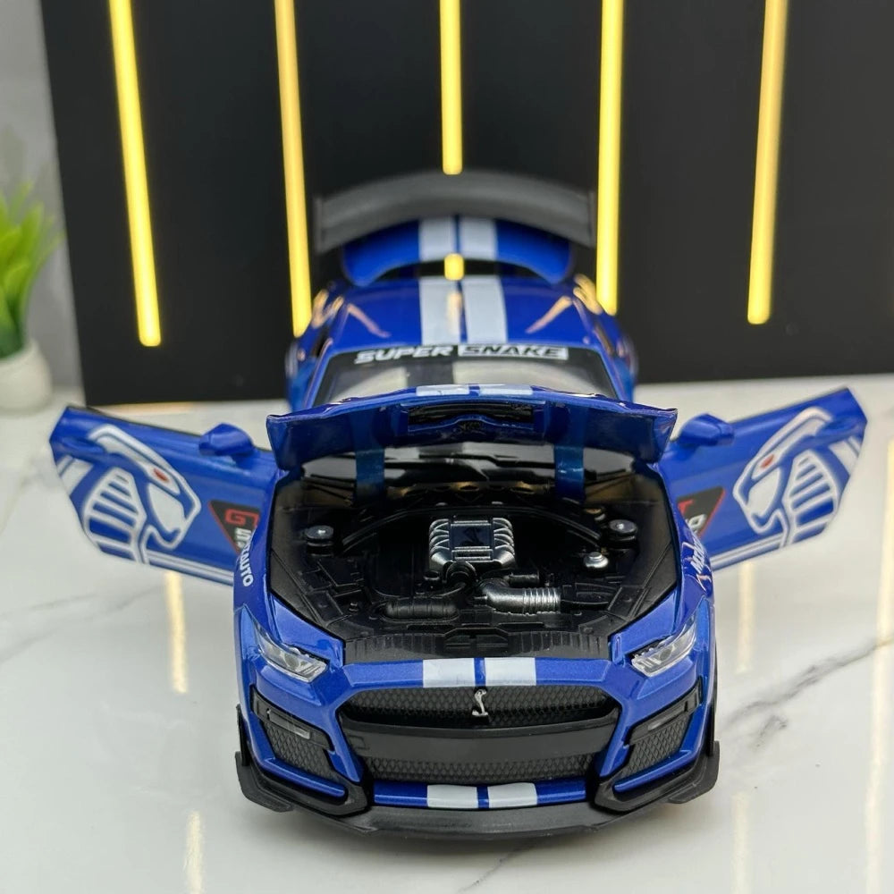 [TOY] 1:32 Ford 2020 Mustang Shelby GT500 Blue Model Car Die-Cast