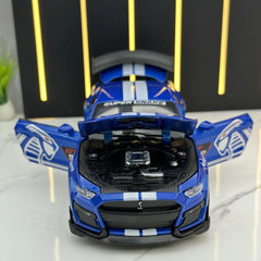 [TOY] 1:32 Ford 2020 Mustang Shelby GT500 Blue Model Car Die-Cast