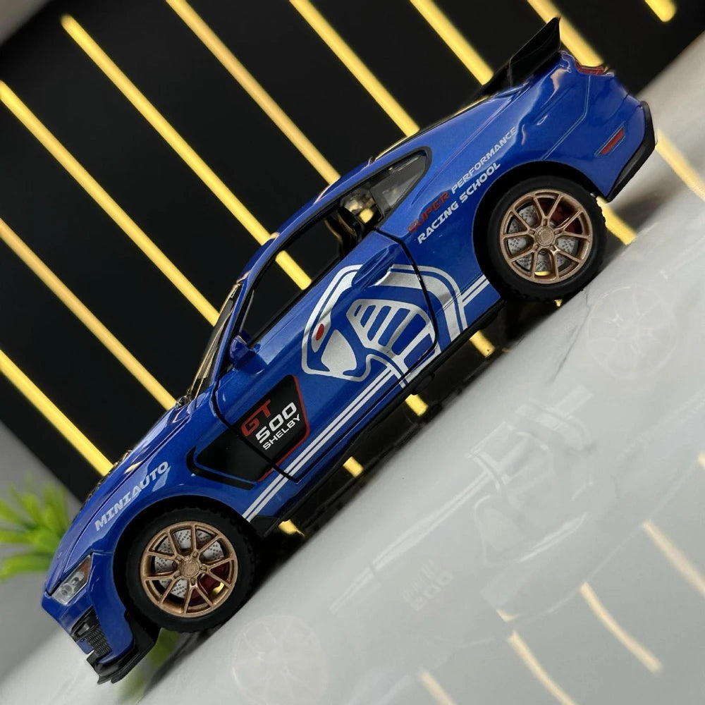 [TOY] 1:32 Ford 2020 Mustang Shelby GT500 Blue Model Car Die-Cast