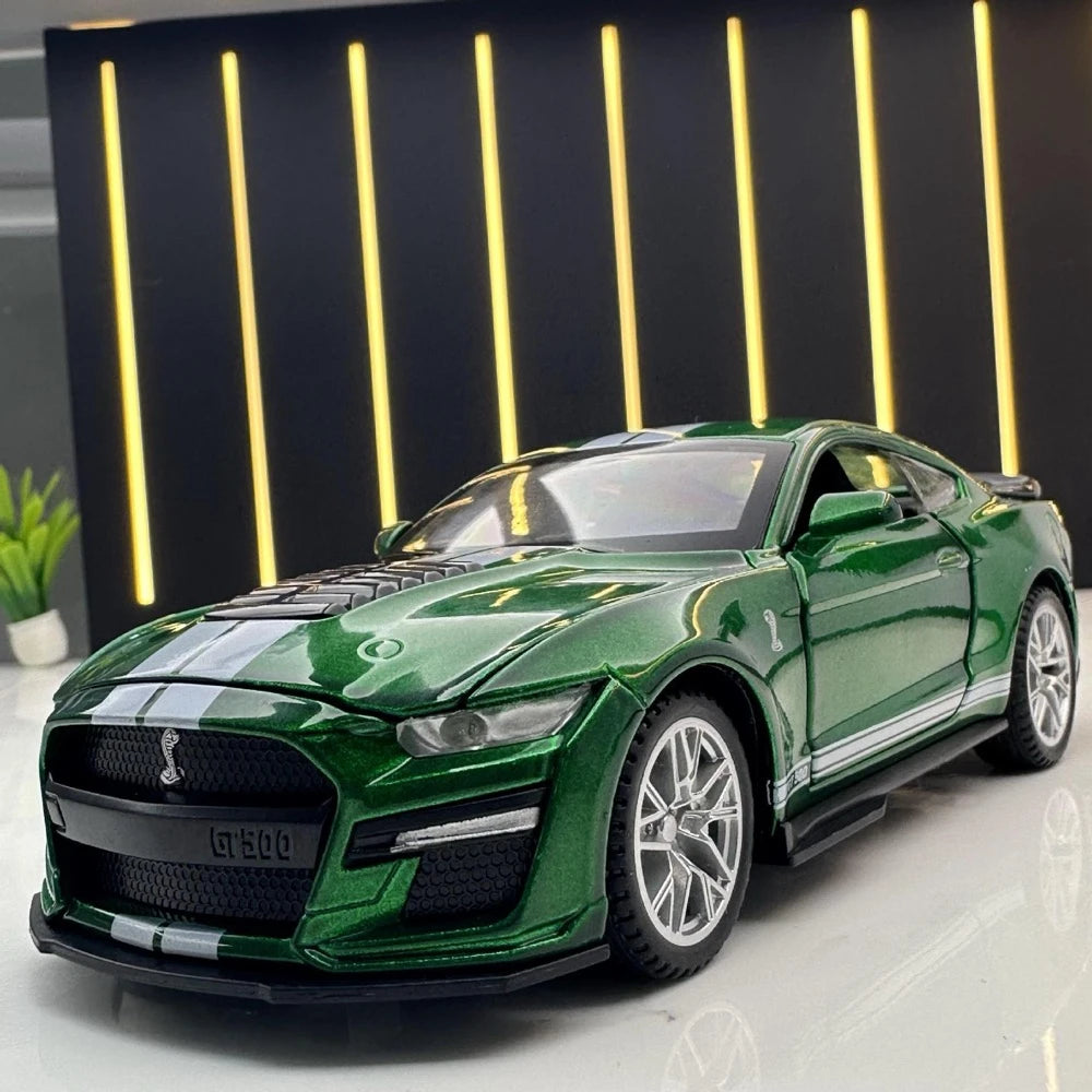 [TOY] 1:32 Ford 2020 Mustang Shelby GT500 Green Model Car Die-Cast