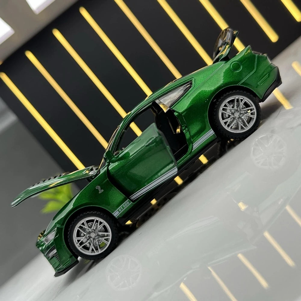 [TOY] 1:32 Ford 2020 Mustang Shelby GT500 Green Model Car Die-Cast