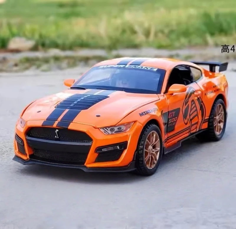 [TOY] 1:32 Ford 2020 Mustang Shelby GT500 Orange Model Car Die-Cast