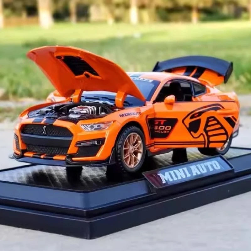 [TOY] 1:32 Ford 2020 Mustang Shelby GT500 Orange Model Car Die-Cast