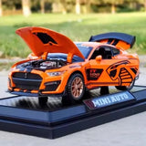 [TOY] 1:32 Ford 2020 Mustang Shelby GT500 Orange Model Car Die-Cast