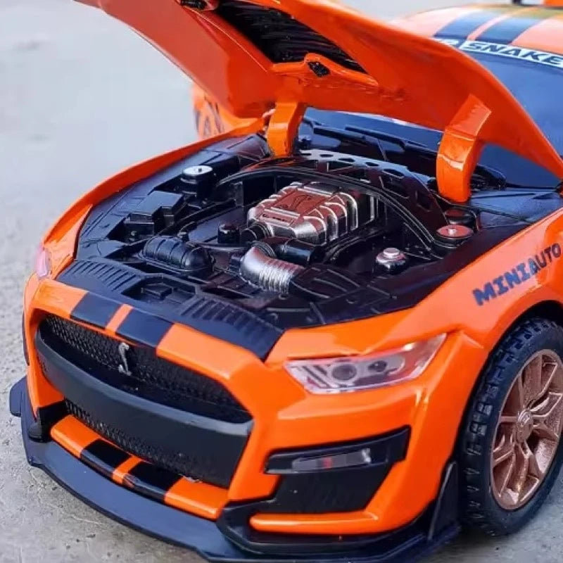 [TOY] 1:32 Ford 2020 Mustang Shelby GT500 Orange Model Car Die-Cast