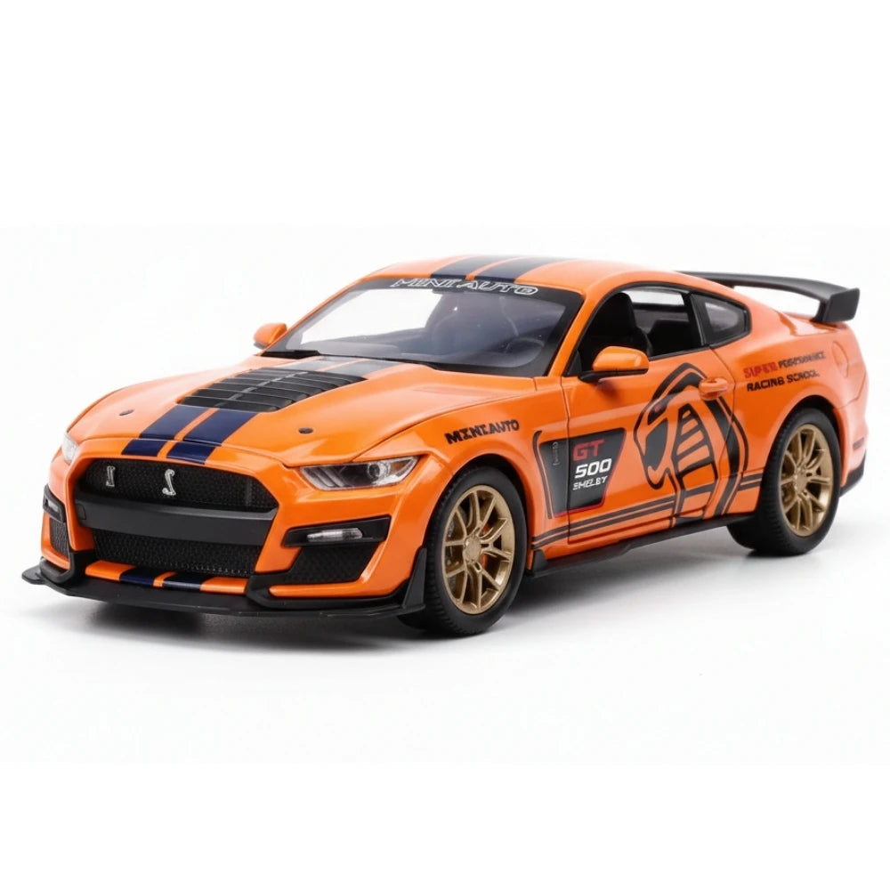 [TOY] 1:32 Ford 2020 Mustang Shelby GT500 Orange Model Car Die-Cast