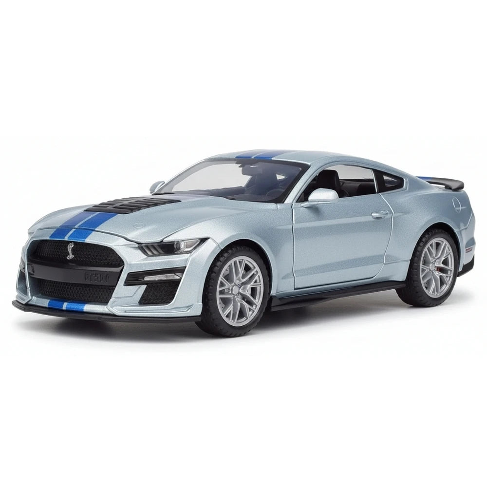 [TOY] 1:32 Ford 2020 Mustang Shelby GT500 Silver Model Car Die-Cast