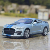 [TOY] 1:32 Ford 2020 Mustang Shelby GT500 Silver Model Car Die-Cast