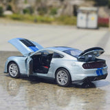 [TOY] 1:32 Ford 2020 Mustang Shelby GT500 Silver Model Car Die-Cast