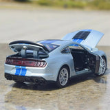 [TOY] 1:32 Ford 2020 Mustang Shelby GT500 Silver Model Car Die-Cast