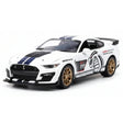 [TOY] 1:32 Ford 2020 Mustang Shelby GT500 vit modellbil Die-Cast