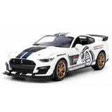 [TOY] 1:32 Ford 2020 Mustang Shelby GT500 vit modellbil Die-Cast