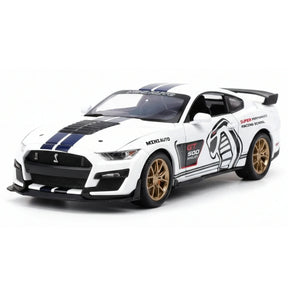 [TOY] 1:32 Ford 2020 Mustang Shelby GT500 vit modellbil Die-Cast