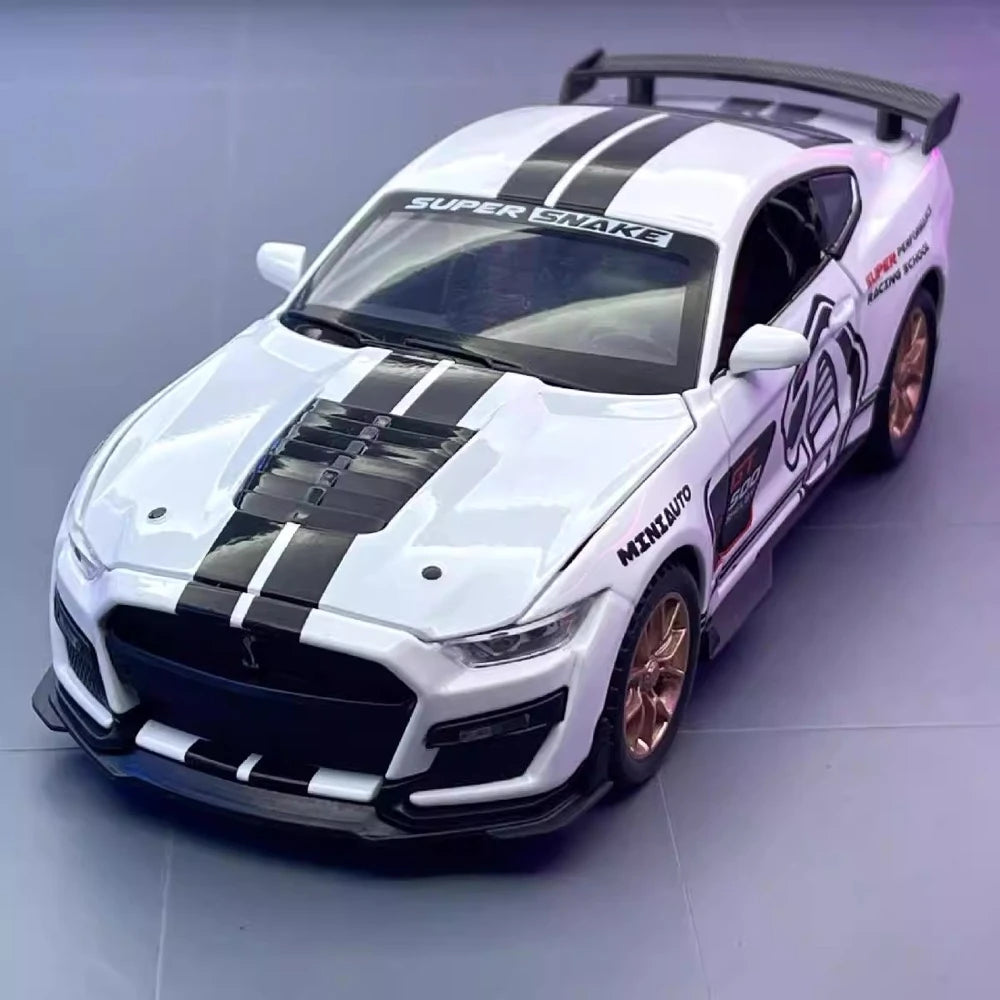 [TOY] 1:32 Ford 2020 Mustang Shelby GT500 White Model Car Die-Cast