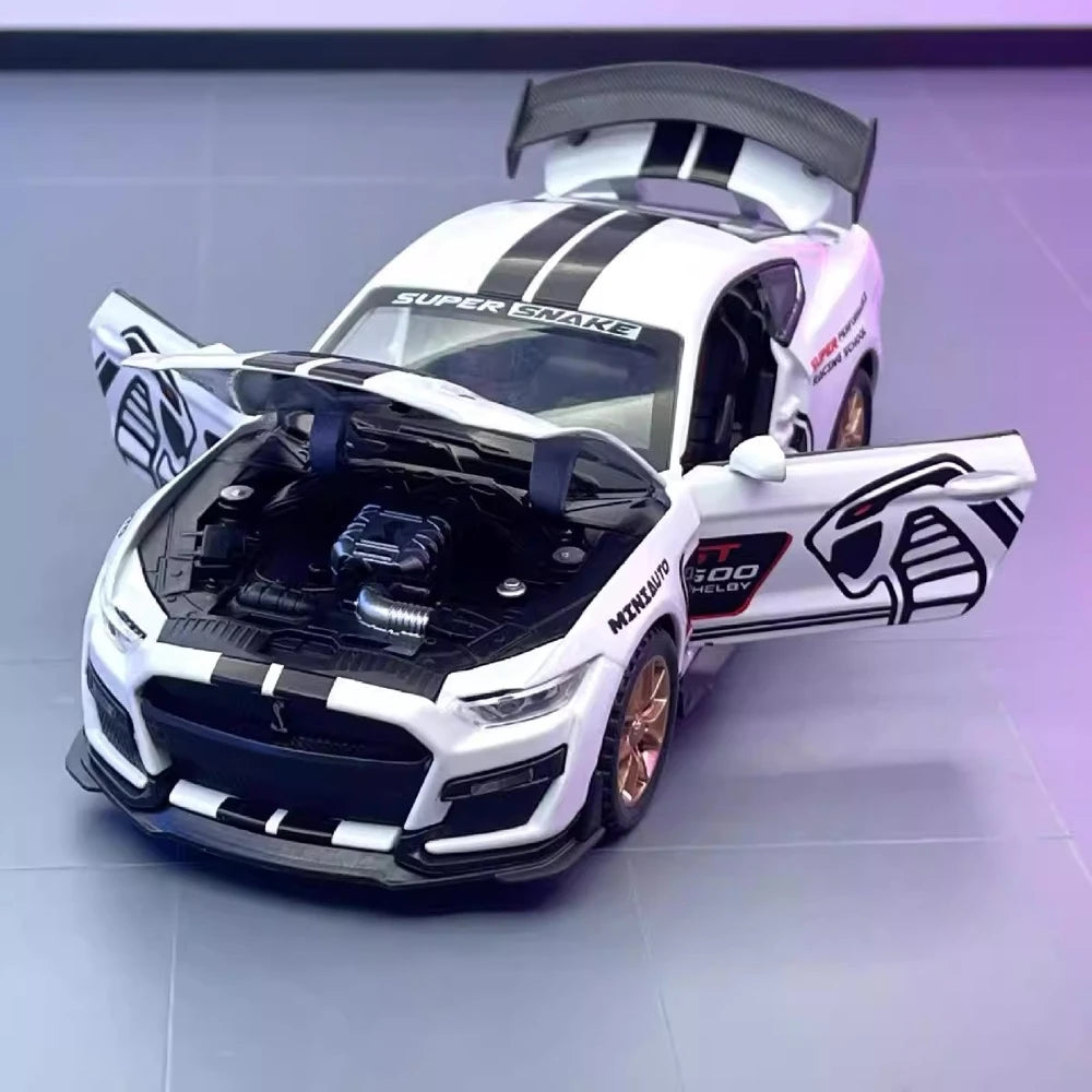 [TOY] 1:32 Ford 2020 Mustang Shelby GT500 White Model Car Die-Cast